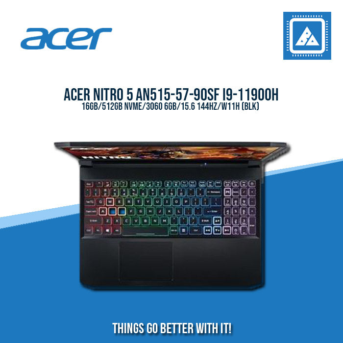 Acer Nitro 5 AN515-57-90SF | 15.6in FHD 144Hz | Core i9-11900H | Gaming Laptop And AutoCAD Users Acer Nitro 5 AN515-57-90SF | 15.6in FHD 144Hz | Core i9-11900H | Gaming Laptop And AutoCAD Users